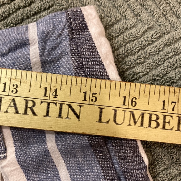 Abercrombie & Fitch stripes high waist Mom Shorts large - Picture 7 of 8